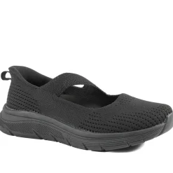 Active Slip On Mary Janes - Black-Black