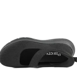 Active Slip On Mary Janes - Black-Black