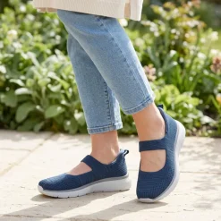 Active Slip On Mary Janes - Navy