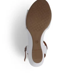 Adjustable Buckle Wedges - White