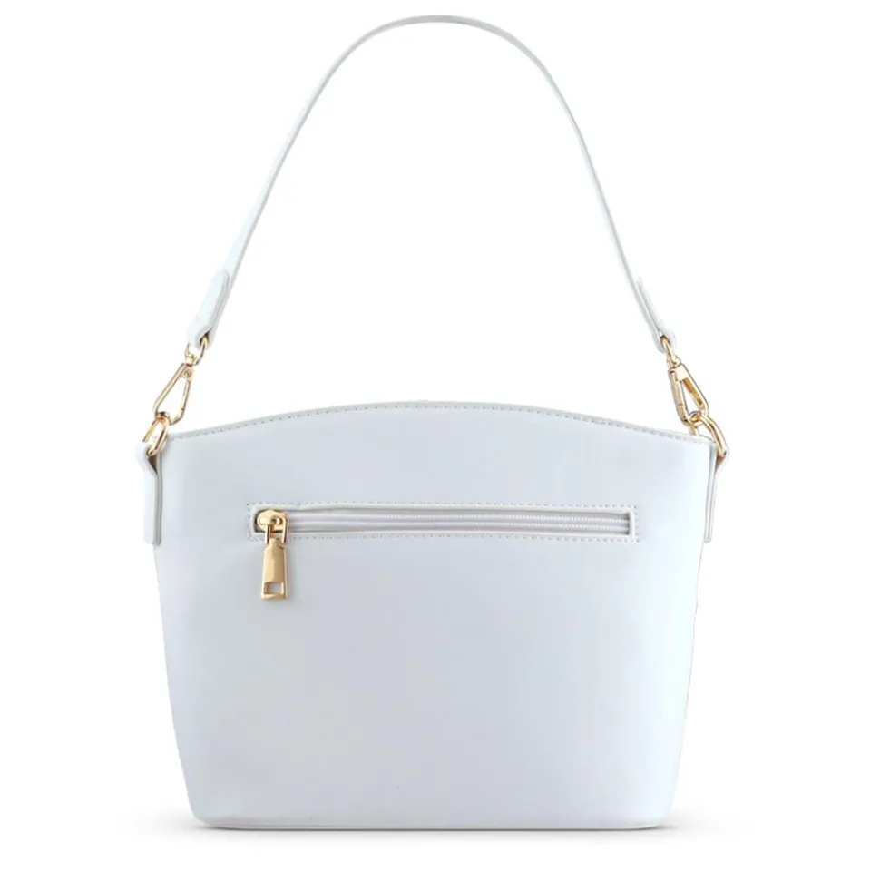 Adjustable Cross-Body Bag - White