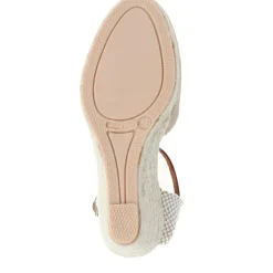Adjustable Espadrille Sandals - Beige