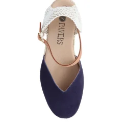 Adjustable Espadrille Sandals - Navy