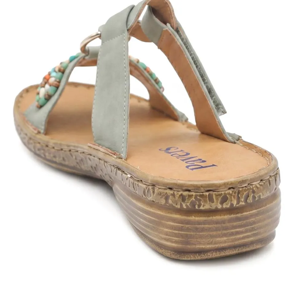 Adjustable Fasten Lightweight Sandals - Green