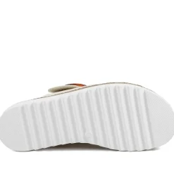 Adjustable-Fitting Mules - Beige