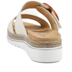 Adjustable-Fitting Mules - Beige