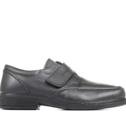 Adjustable Leather Shoes - Black