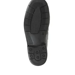 Adjustable Leather Shoes - Black