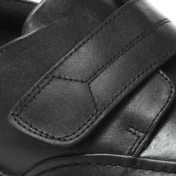 Adjustable Leather Shoes - Black