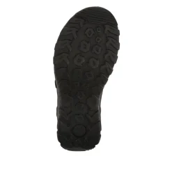 Adjustable Leather Walking Sandals - Dark Brown