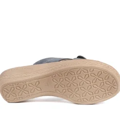Adjustable Lightweight Mule Sandals - Blue