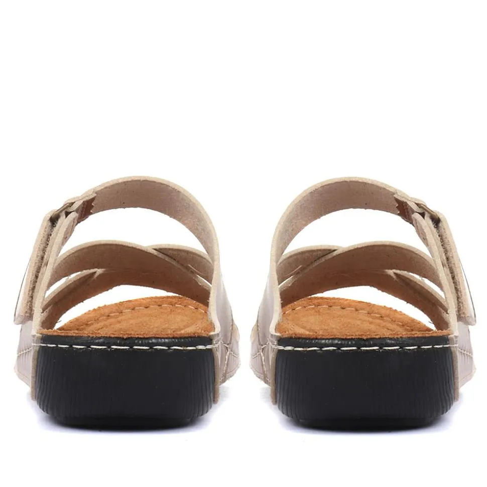 Adjustable Sandals - Platinum