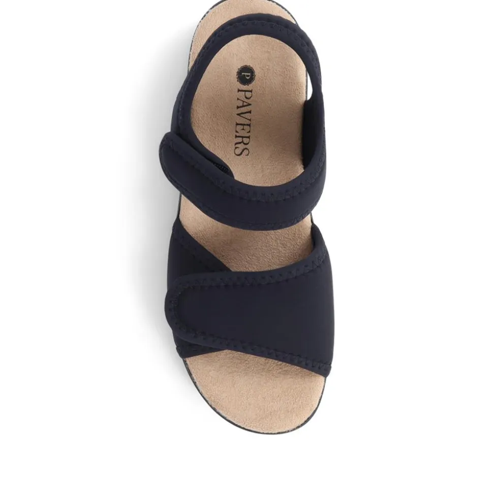 Adjustable Touch-Fasten Sandals - Black