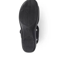 Adjustable Touch-Fasten Sandals - Black