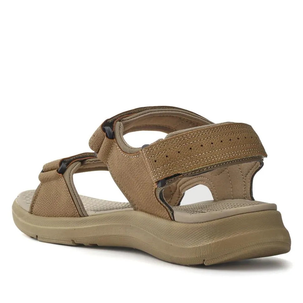 Adjustable Touch-Fasten Sandals - Sand