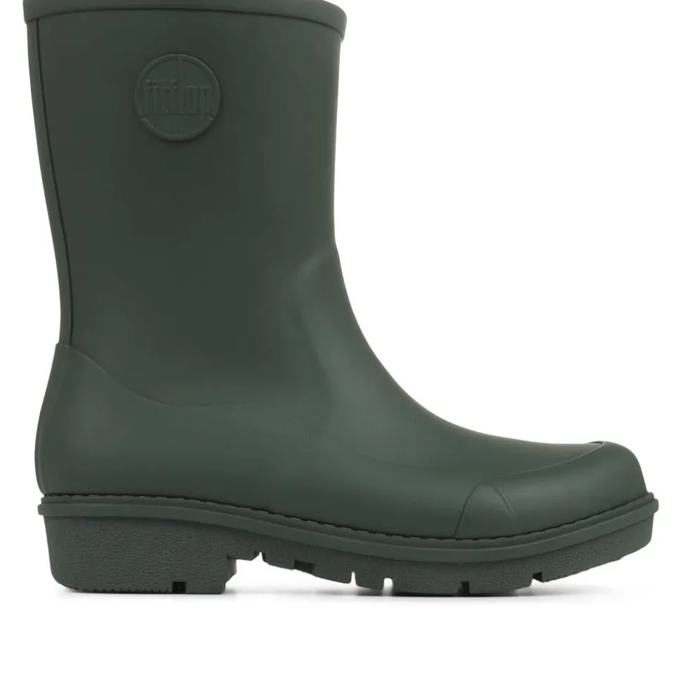 AH6 WonderWelly Short Wellington Boots - Green