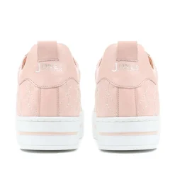 Alexandrite Leather Quilted Trainers - Nude