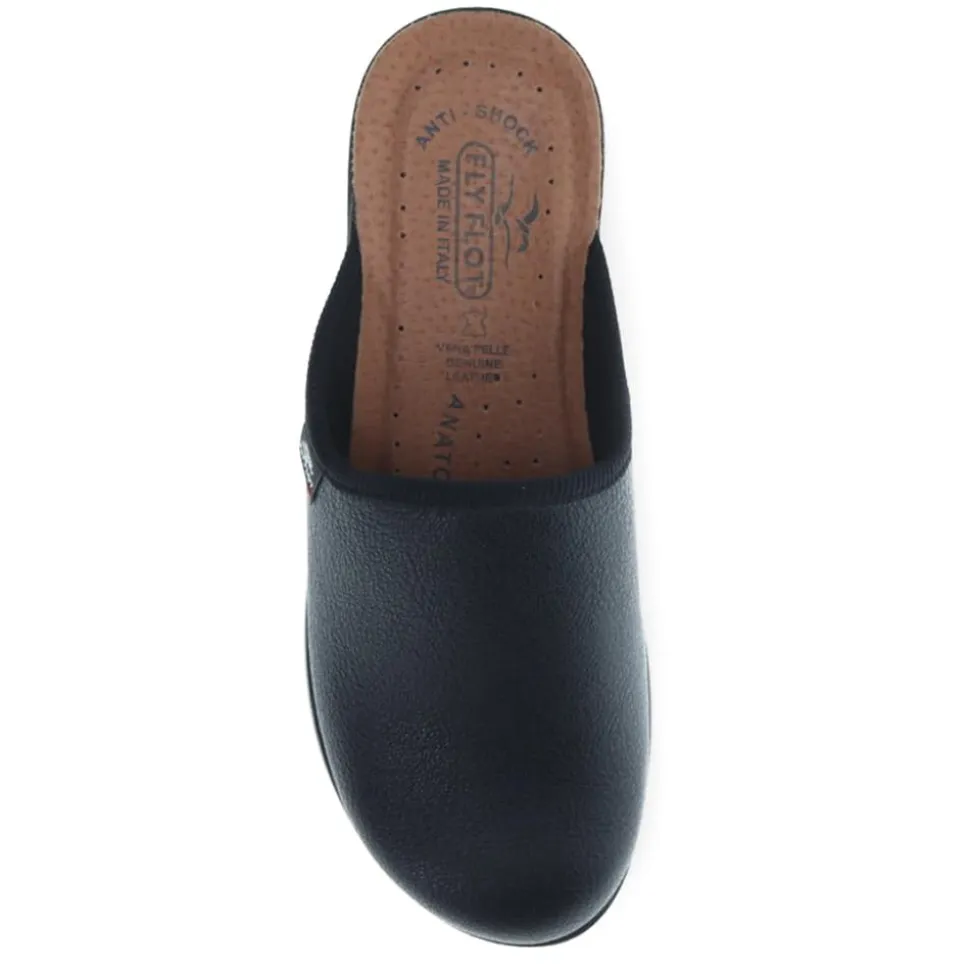 Anatomic Wedge Mules - Black