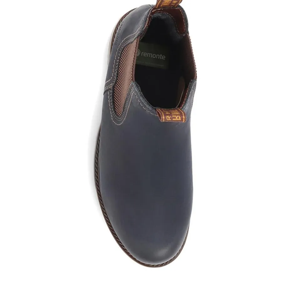 Ankle Chelsea Boots - Navy