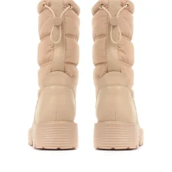 Ankle Snow Boots - Beige