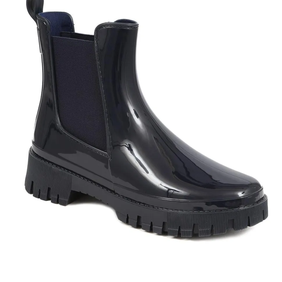 Ankle Wellington Boots - Navy