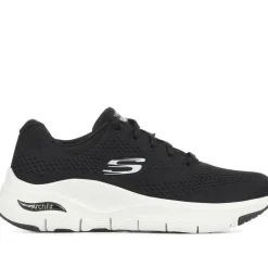 Arch Fit: Big Appeal Lace-Up Trainers - Black-White