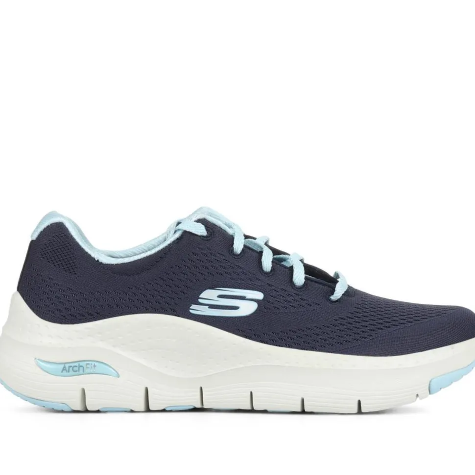 Arch Fit: Big Appeal Lace-Up Trainers - Navy