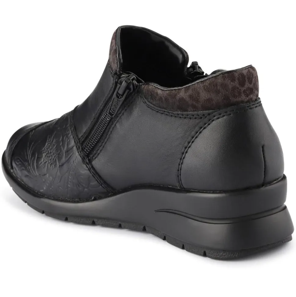 Arch-Supporting Ankle Boots - Black