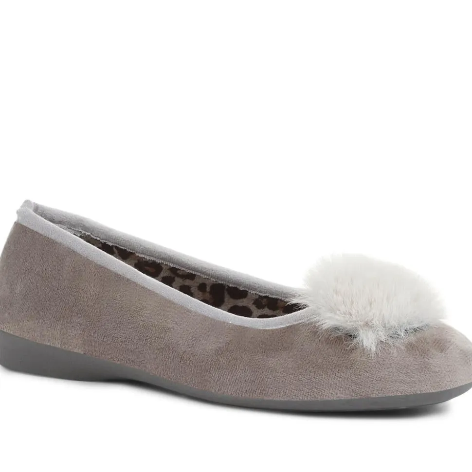 Ballerina Slippers - Grey