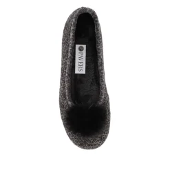 Ballerina Slippers - Grey Leopard