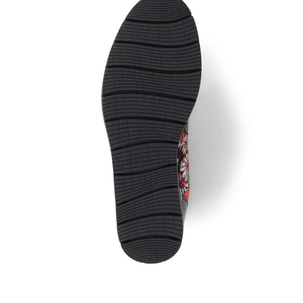 Ballet Pumps - Black Floral