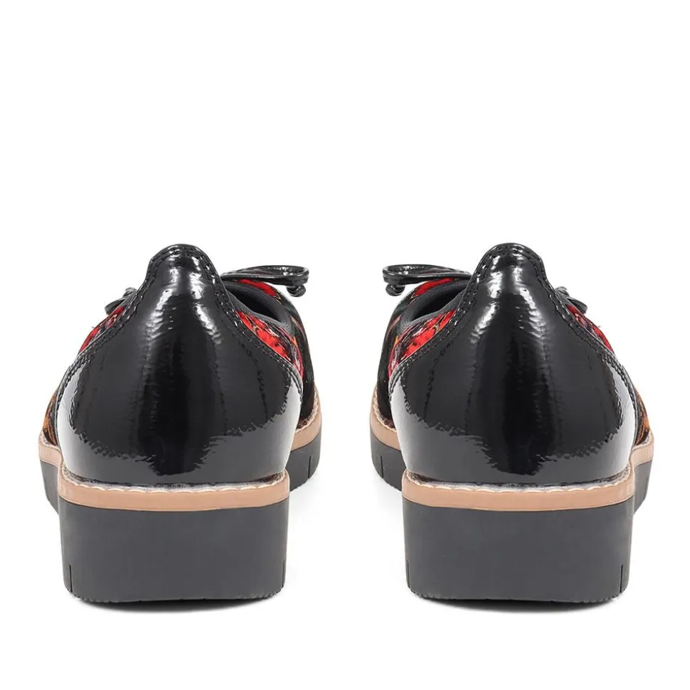 Ballet Pumps - Black Floral