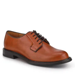 Barnes Goodyear Welt Leather Lace-Up Shoes - British Tan