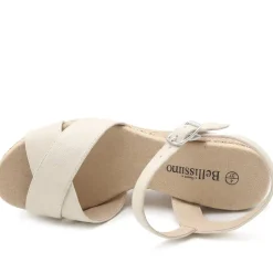 Bellissimo Buckle Fasten Wedge Espadrilles - Off White