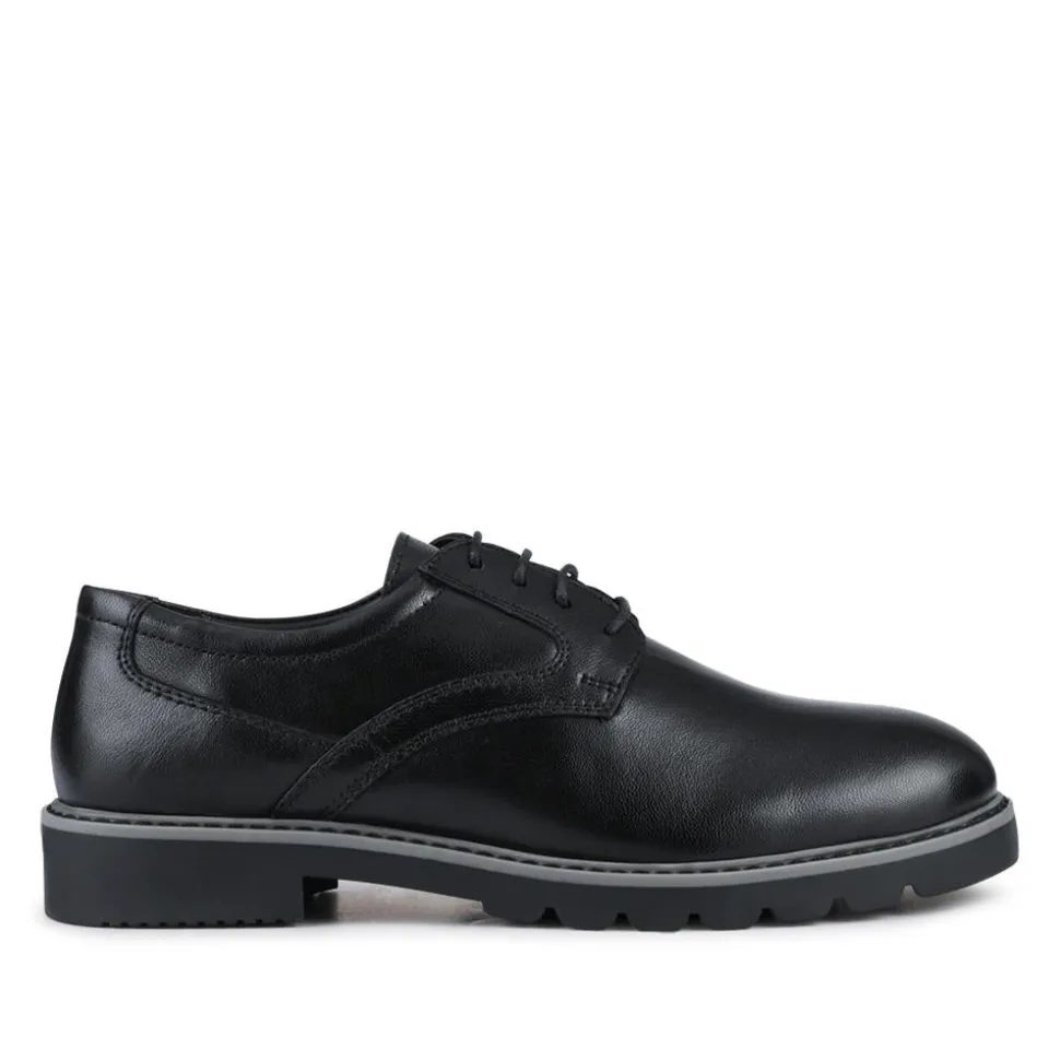 Bellissimo Leather Lace-Up Shoes - Black