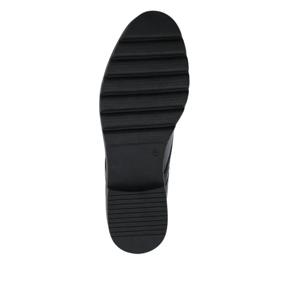 Bellissimo Leather Lace-Up Shoes - Black