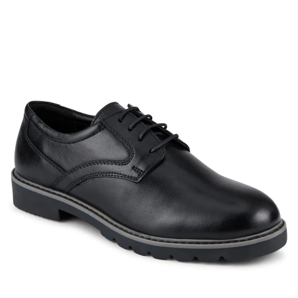 Bellissimo Leather Lace-Up Shoes - Black