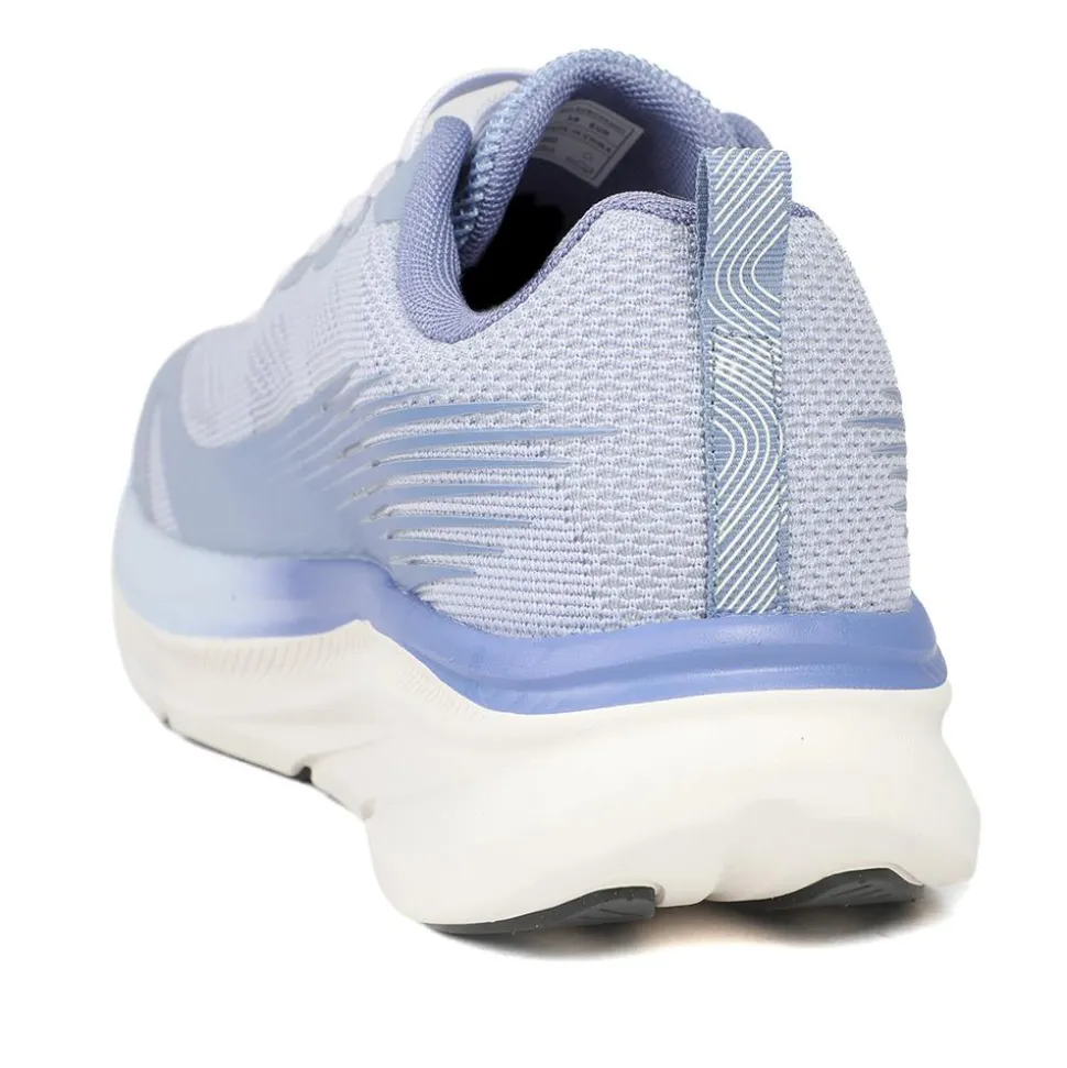 Bellissimo Memory Foam Lace Up Trainers - Blue