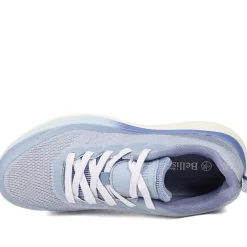Bellissimo Memory Foam Lace Up Trainers - Blue
