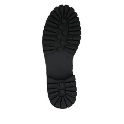Bellissimo Slip On Chunky Ankle Boots - Black