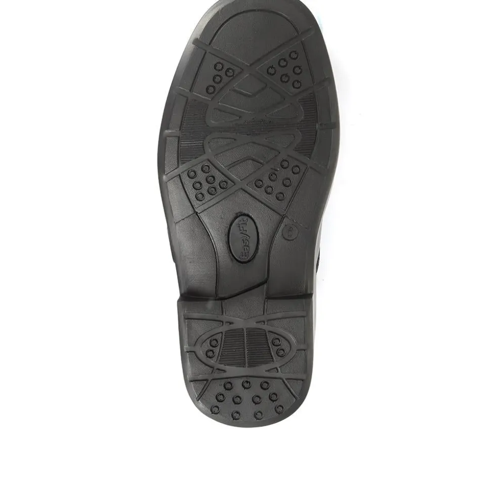 Bernardo Leather Touch Fastening Shoe - Black