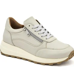 Bertina Lace-Up Trainers - Off White
