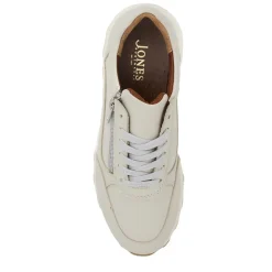 Bertina Lace-Up Trainers - Off White