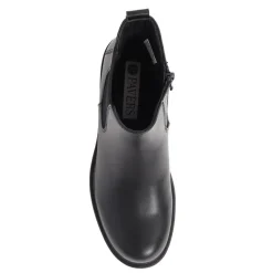 Block-Heeled Chelsea Boots - Black