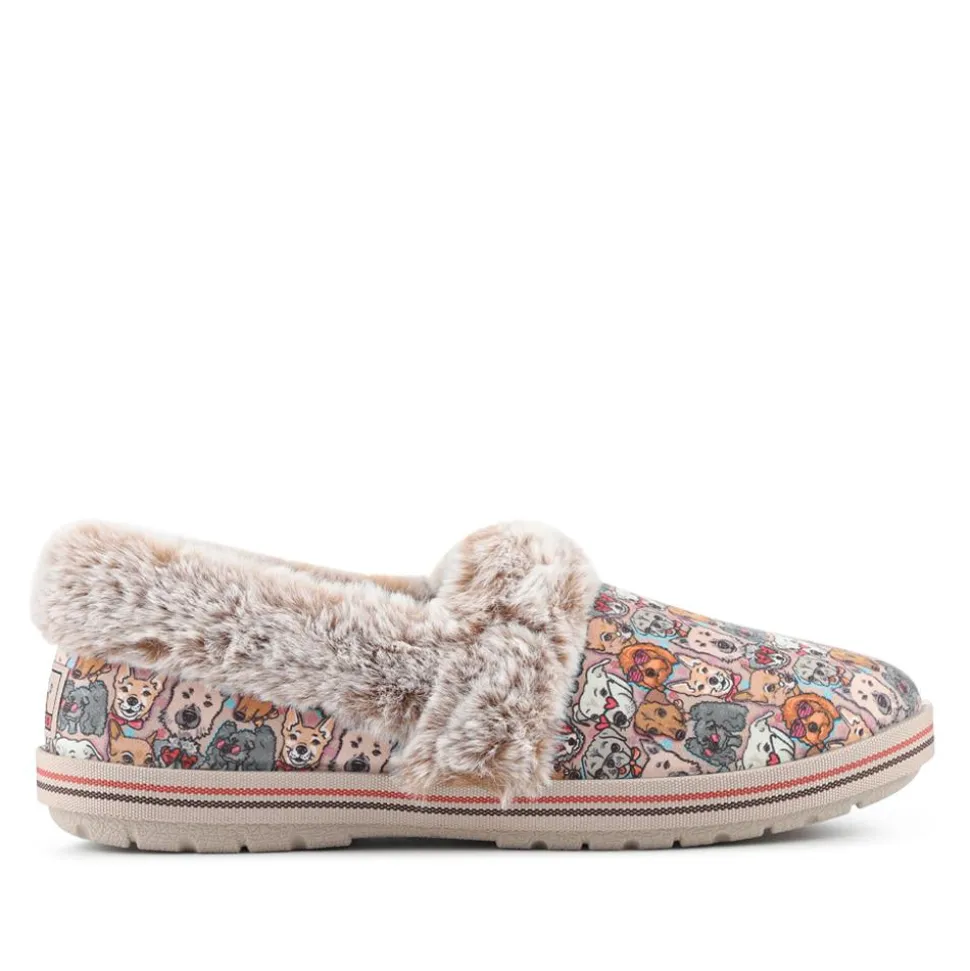 BOBS Too Cosy - Chic Animal Slippers - Natural Multi