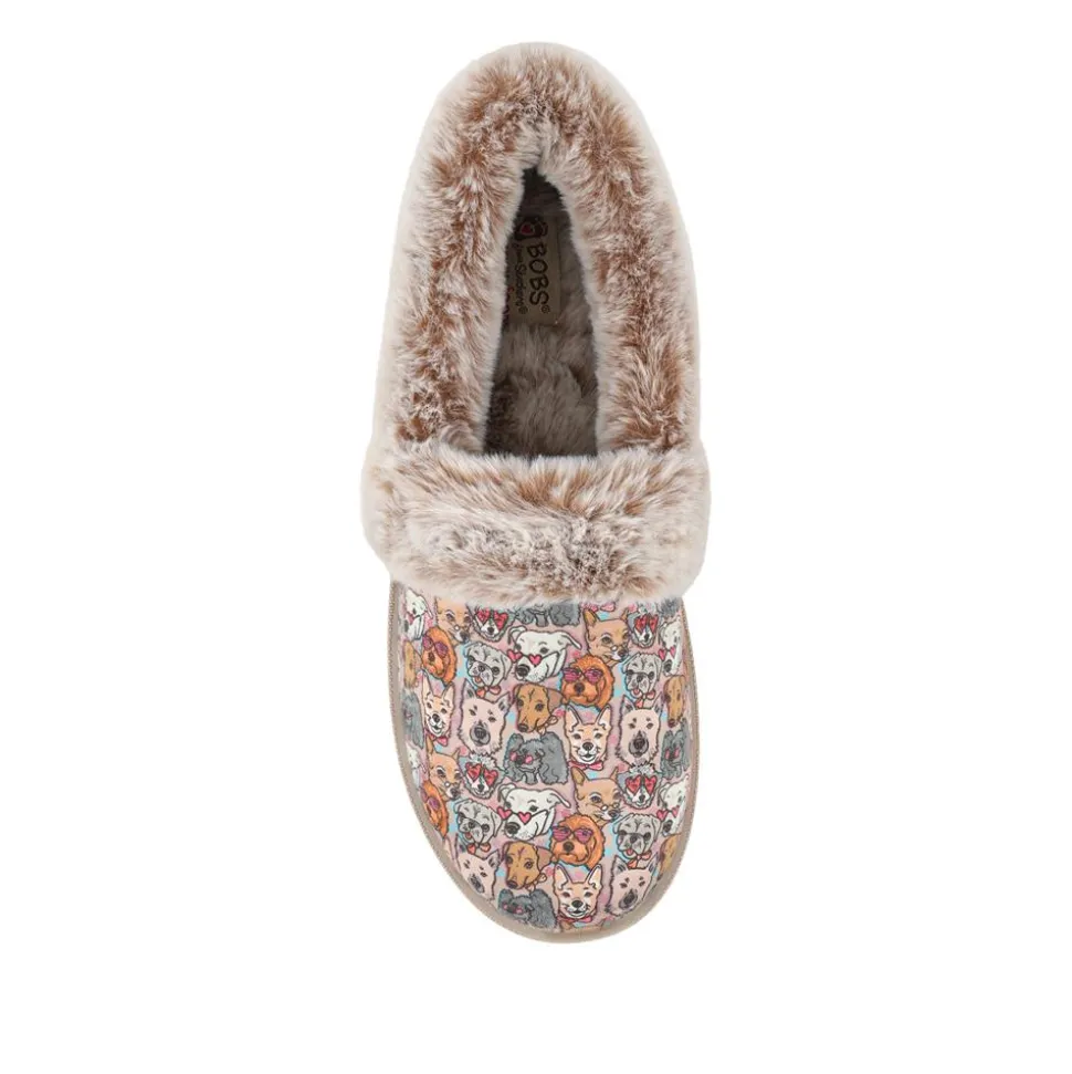 BOBS Too Cosy - Chic Animal Slippers - Natural Multi