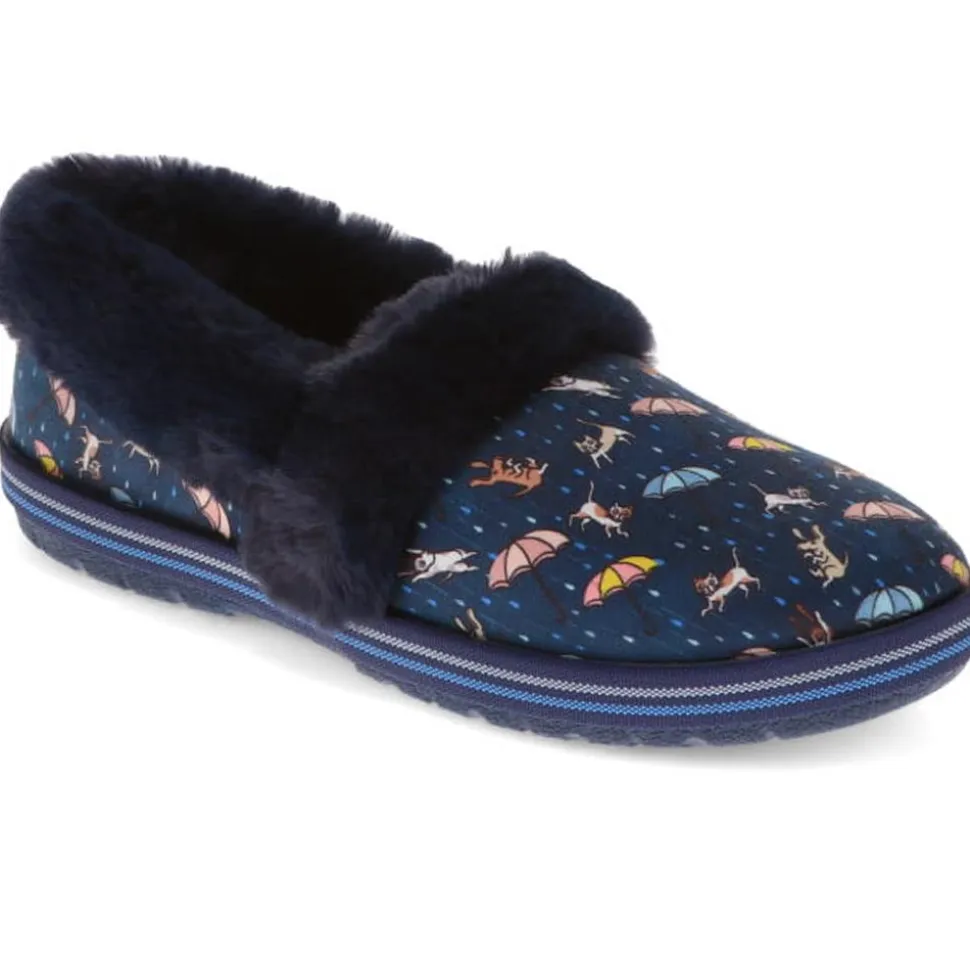 BOBS Too Cosy - Chic Animal Slippers - Navy