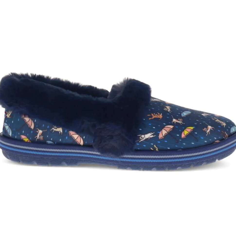 BOBS Too Cosy - Chic Animal Slippers - Navy