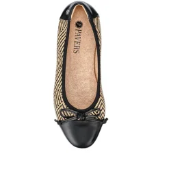 Bow-Detailed Two-Tone Pumps - Black