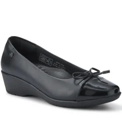 Bow-Detailed Wedged Pumps - Black